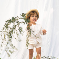 BUTTON DOWN SHIRT | HONEY GINGER STRIPE