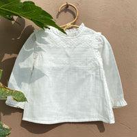 FRILL BLOUSE | CLOUD